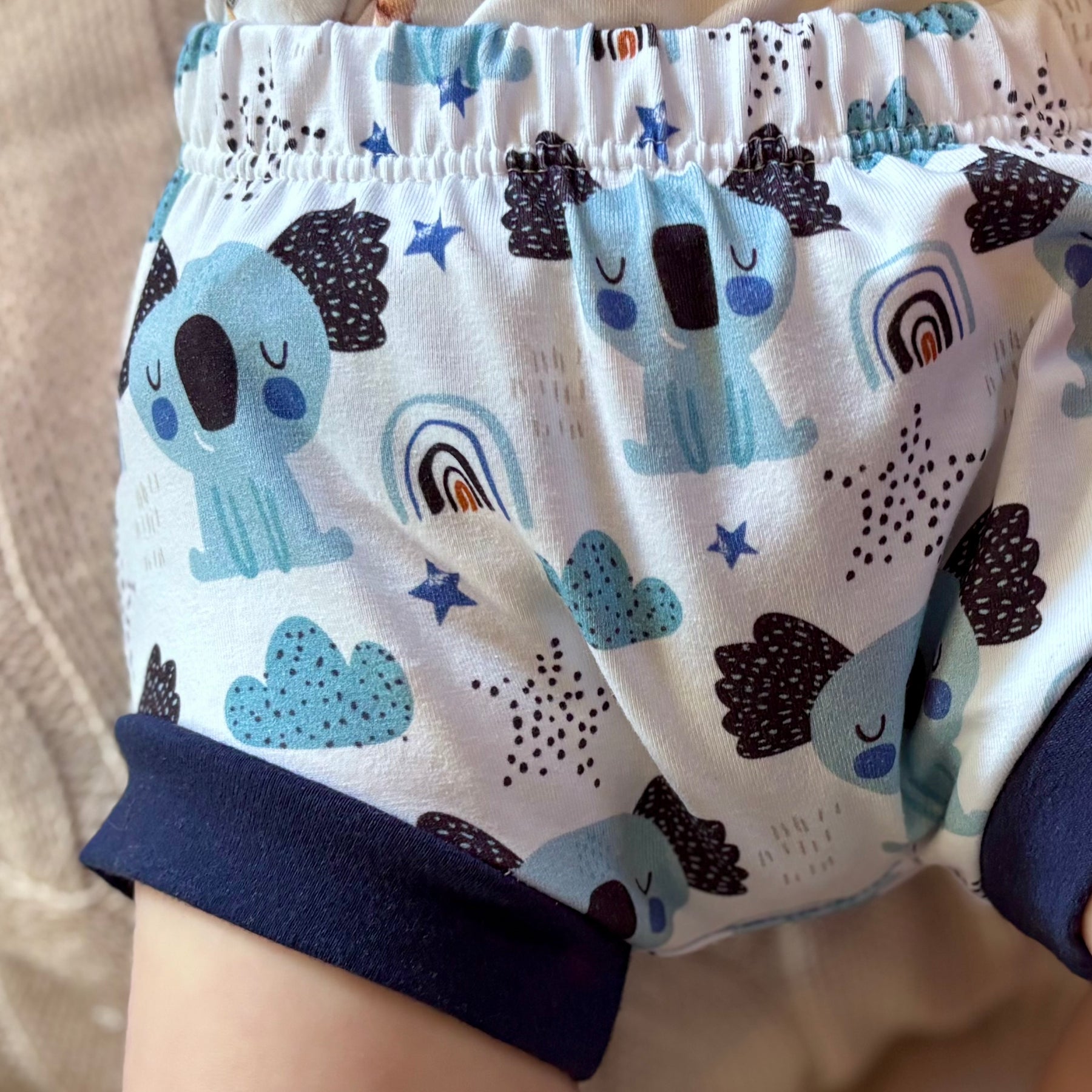 Baby Summer Shorties Set - Blue Koalas