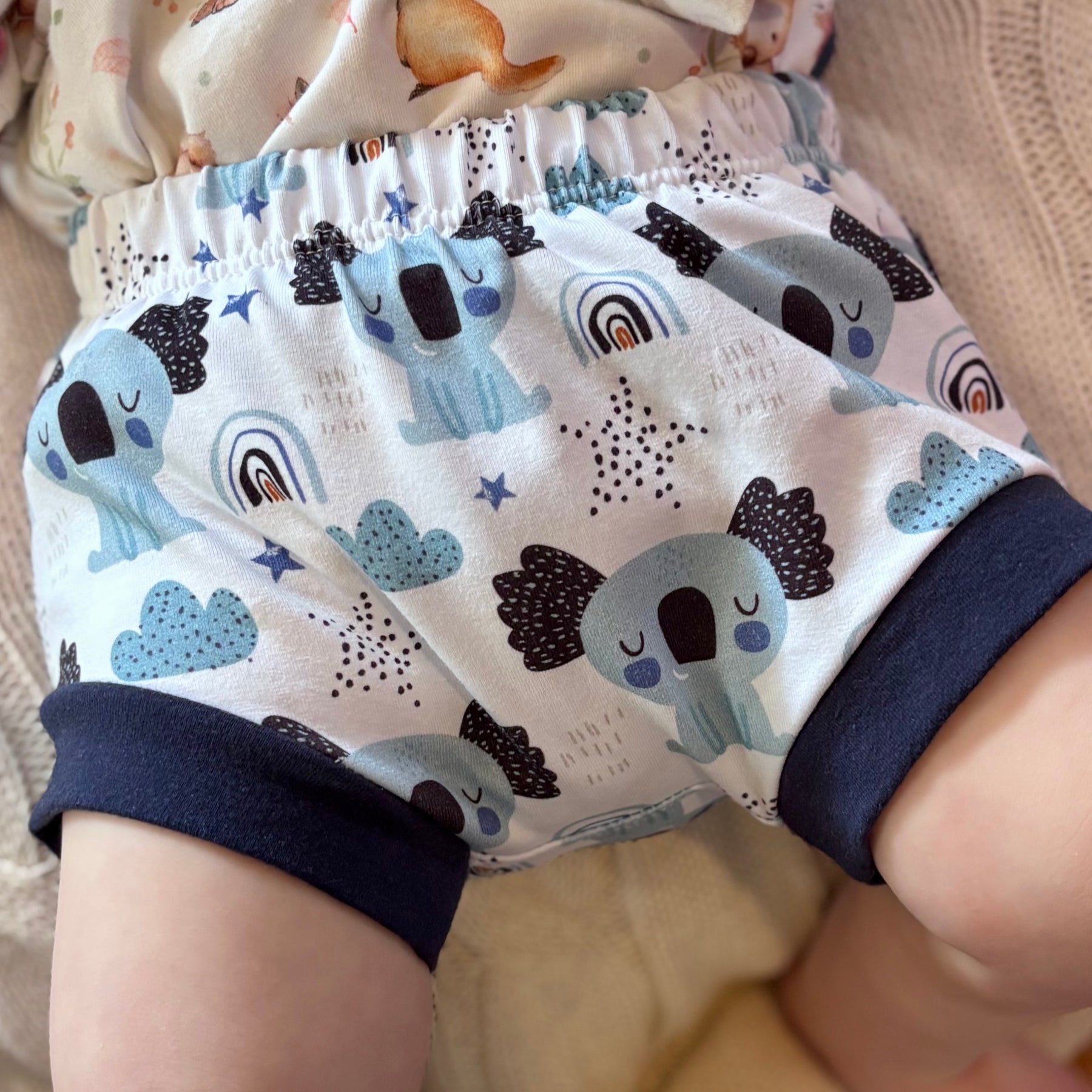 Baby Summer Shorties Set - Blue Koalas