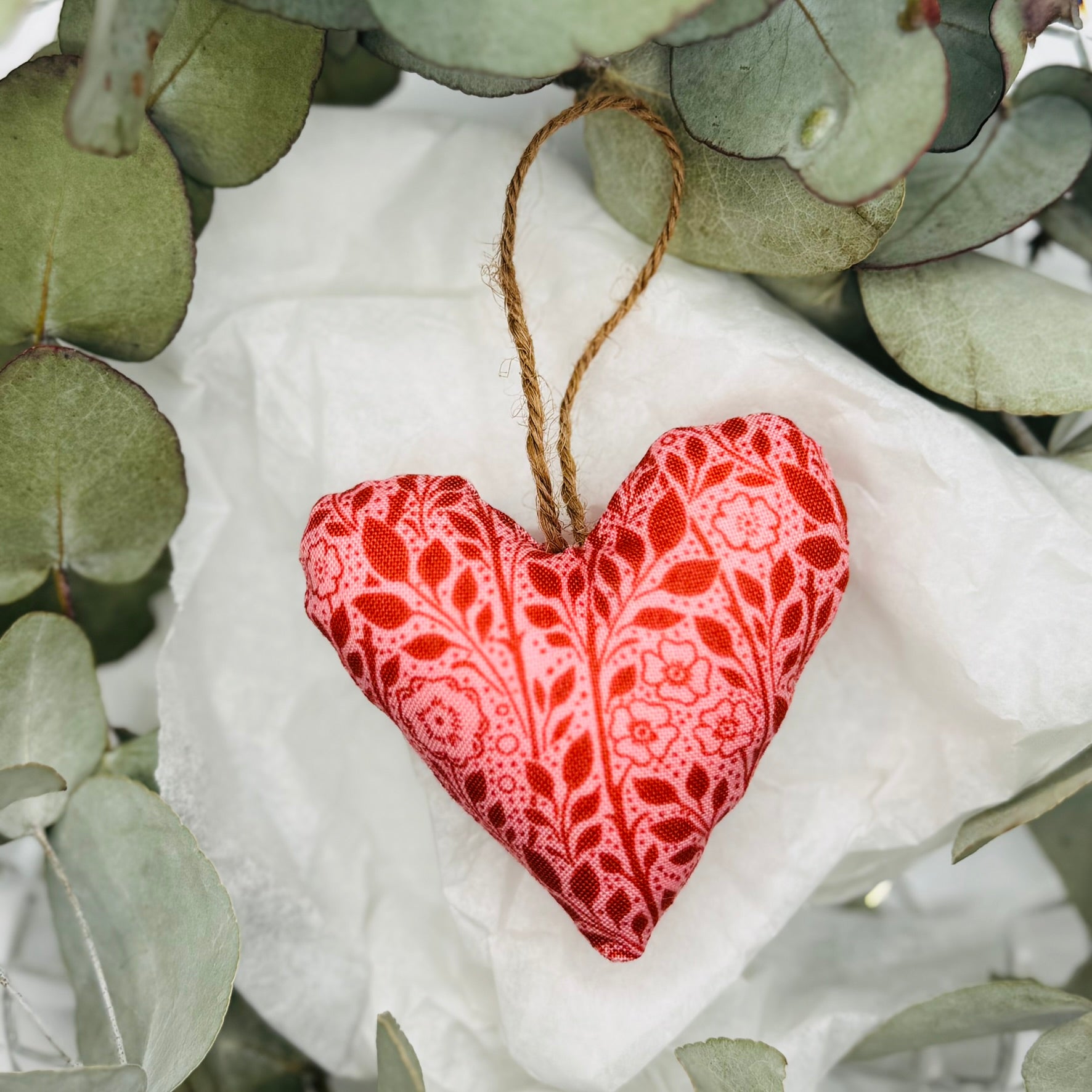 Love hearts - Liberty red