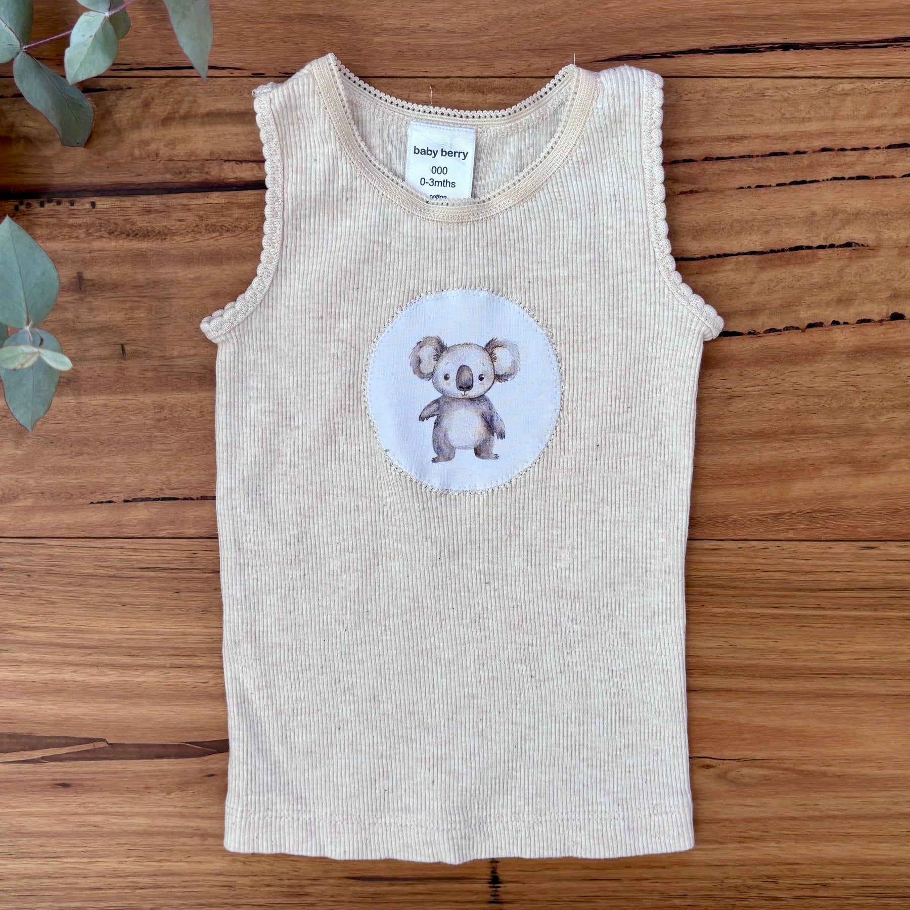 Baby Summer Shorties Set - Green Aussie Animals