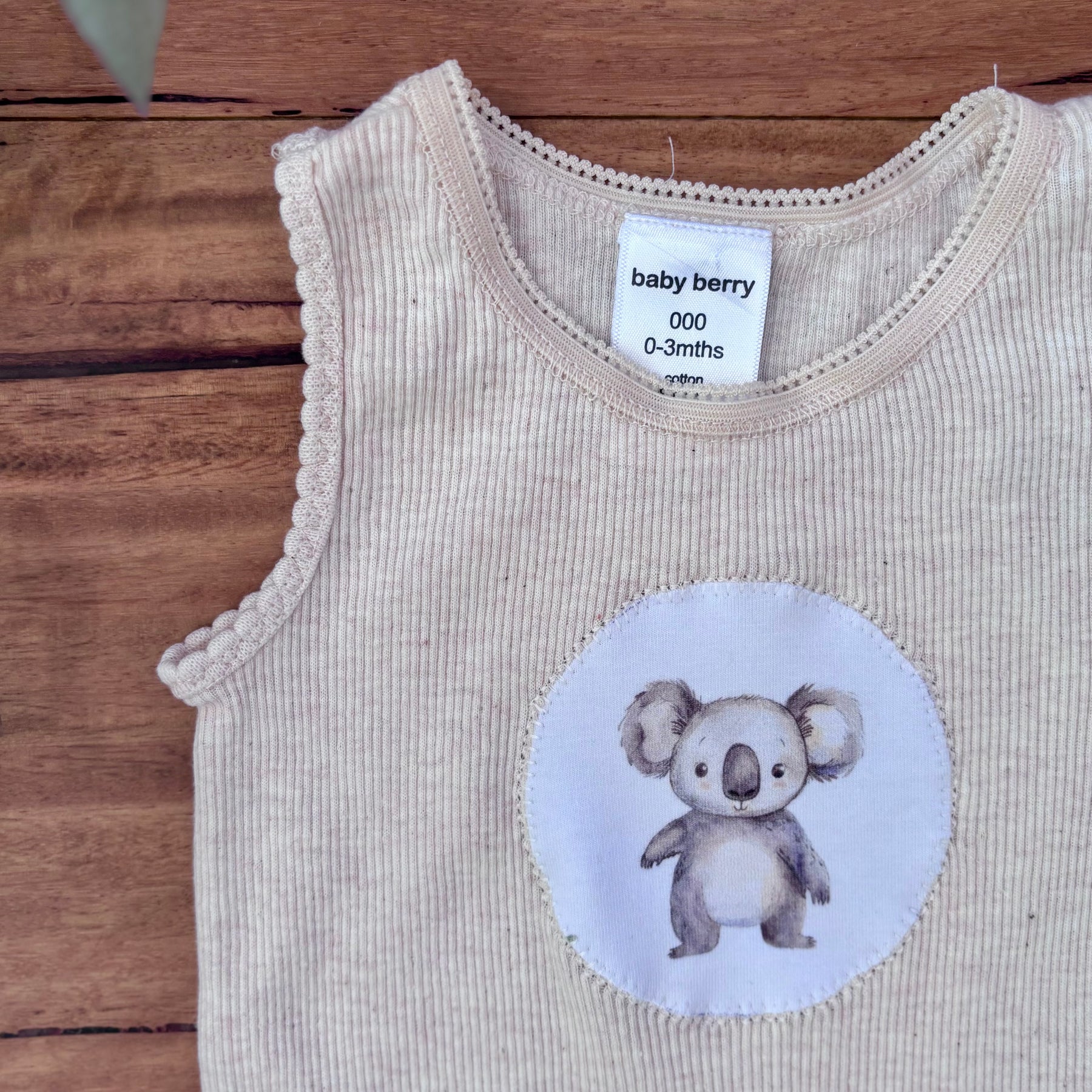 Baby Summer Shorties Set - Green Aussie Animals