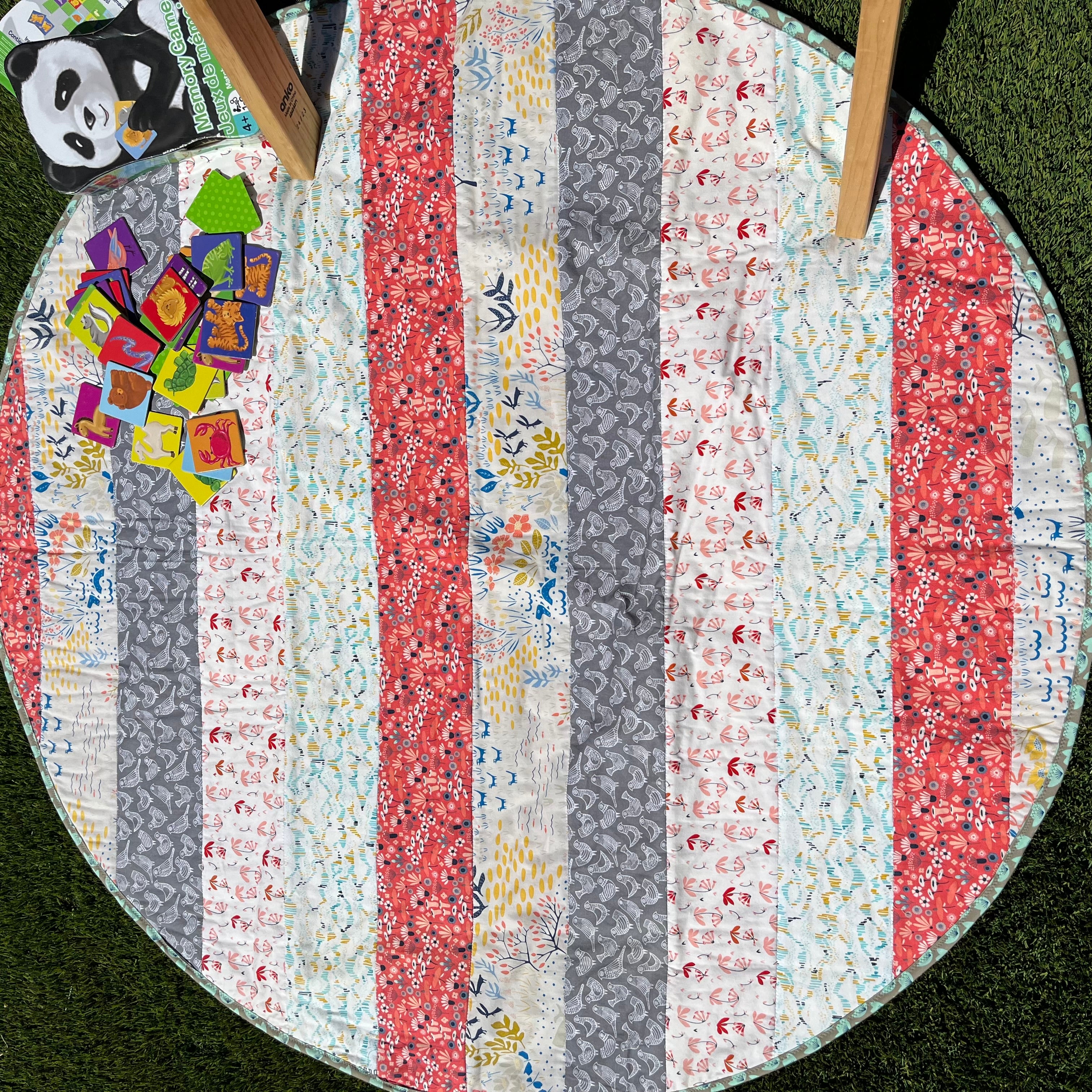 Organic Baby Play Mat | Reversible & Soft Tummy Time Mat Unique