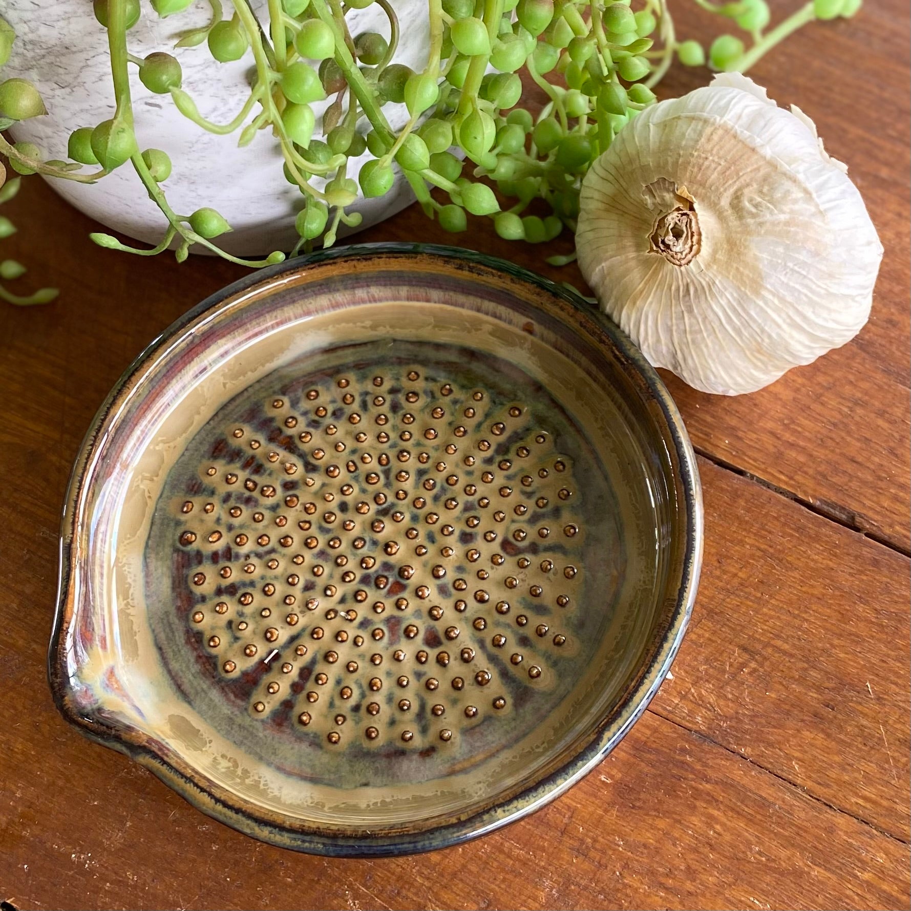 Ceramic Garlic/Ginger Grater / Handmade Pottery SOLD OUT