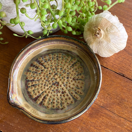 Ceramic Garlic/Ginger Grater / Handmade Pottery