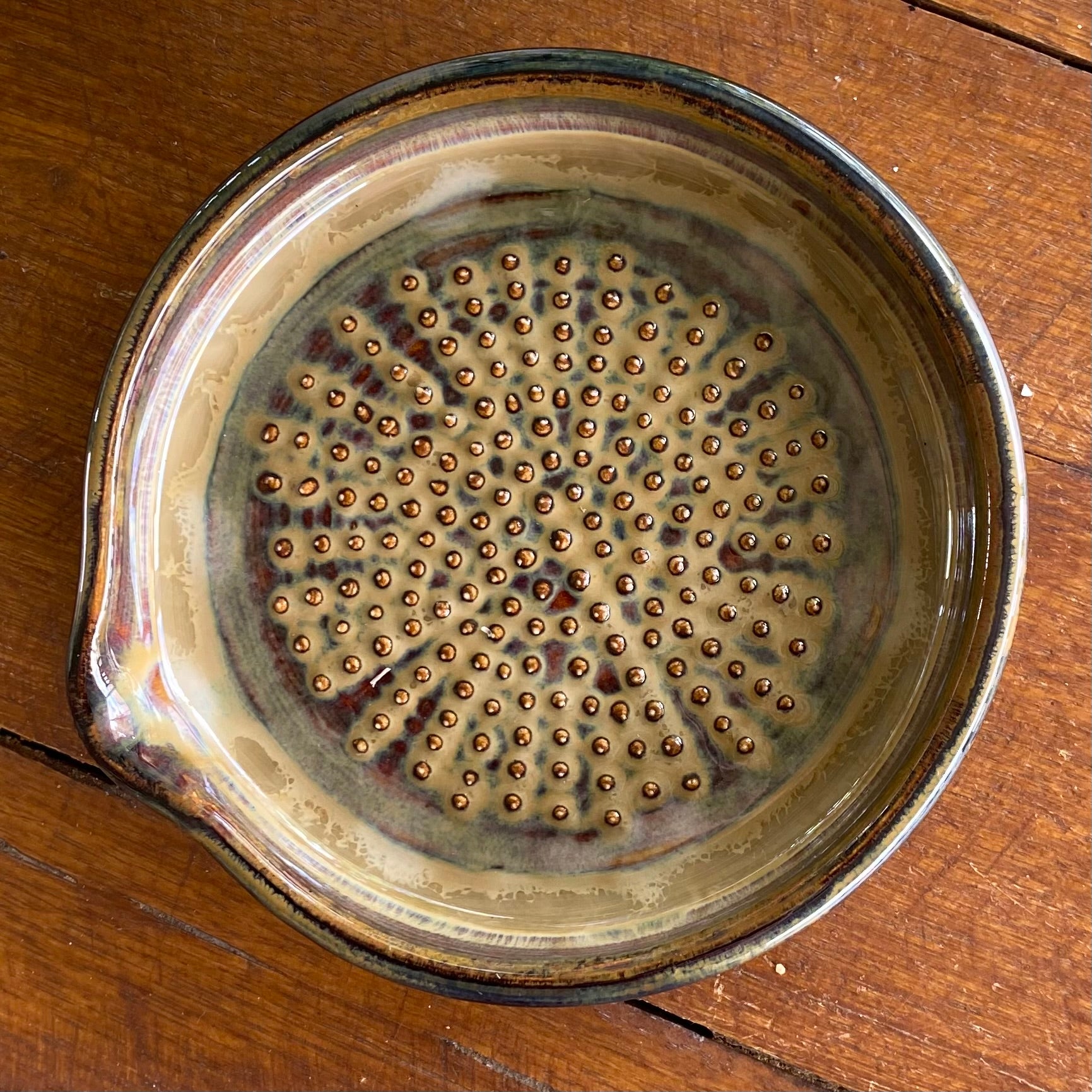 Ceramic Garlic/Ginger Grater / Handmade Pottery
