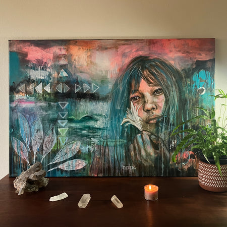 ‘Mystic’ original painting on canvas.