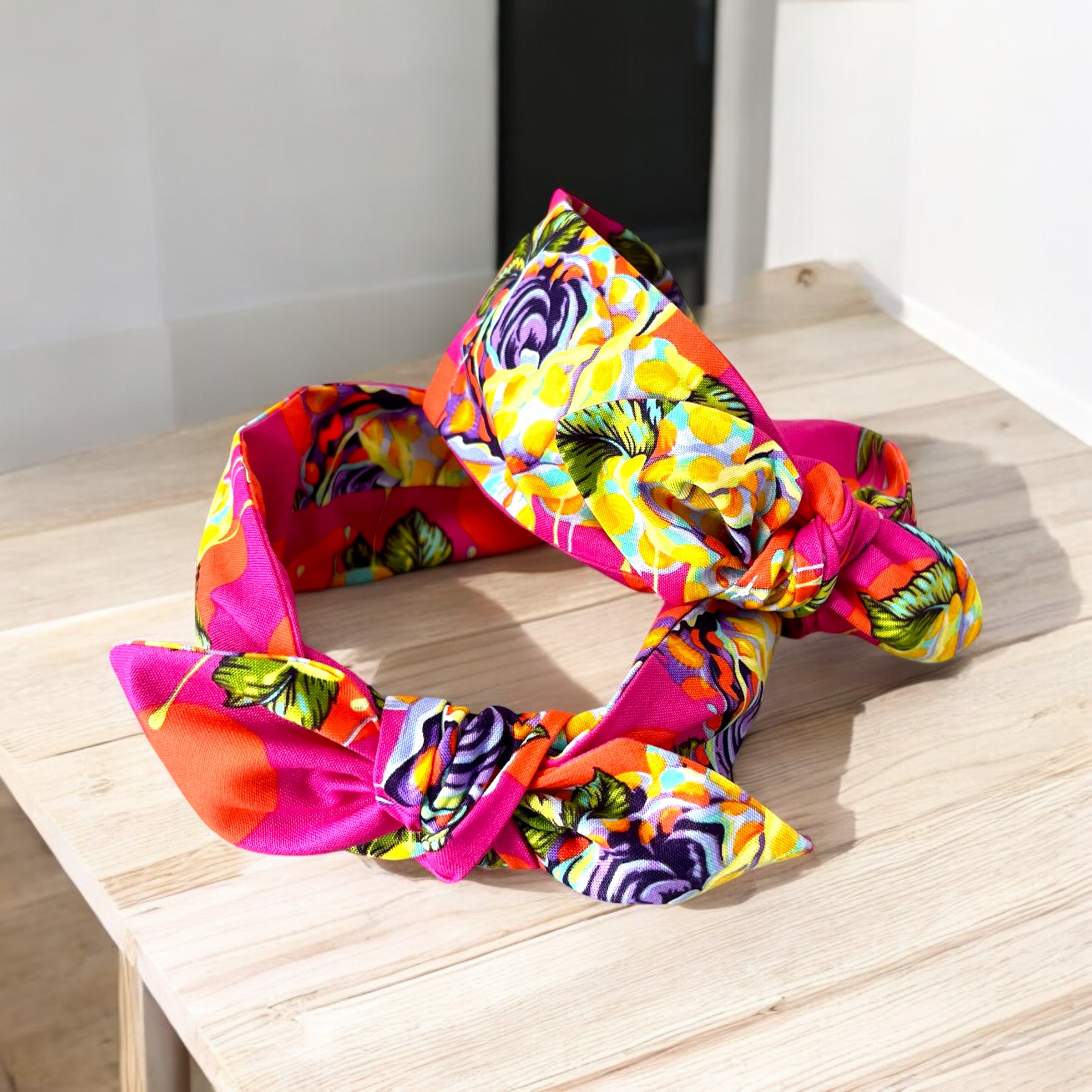 Tula Pink Fabric Side Bow Headband