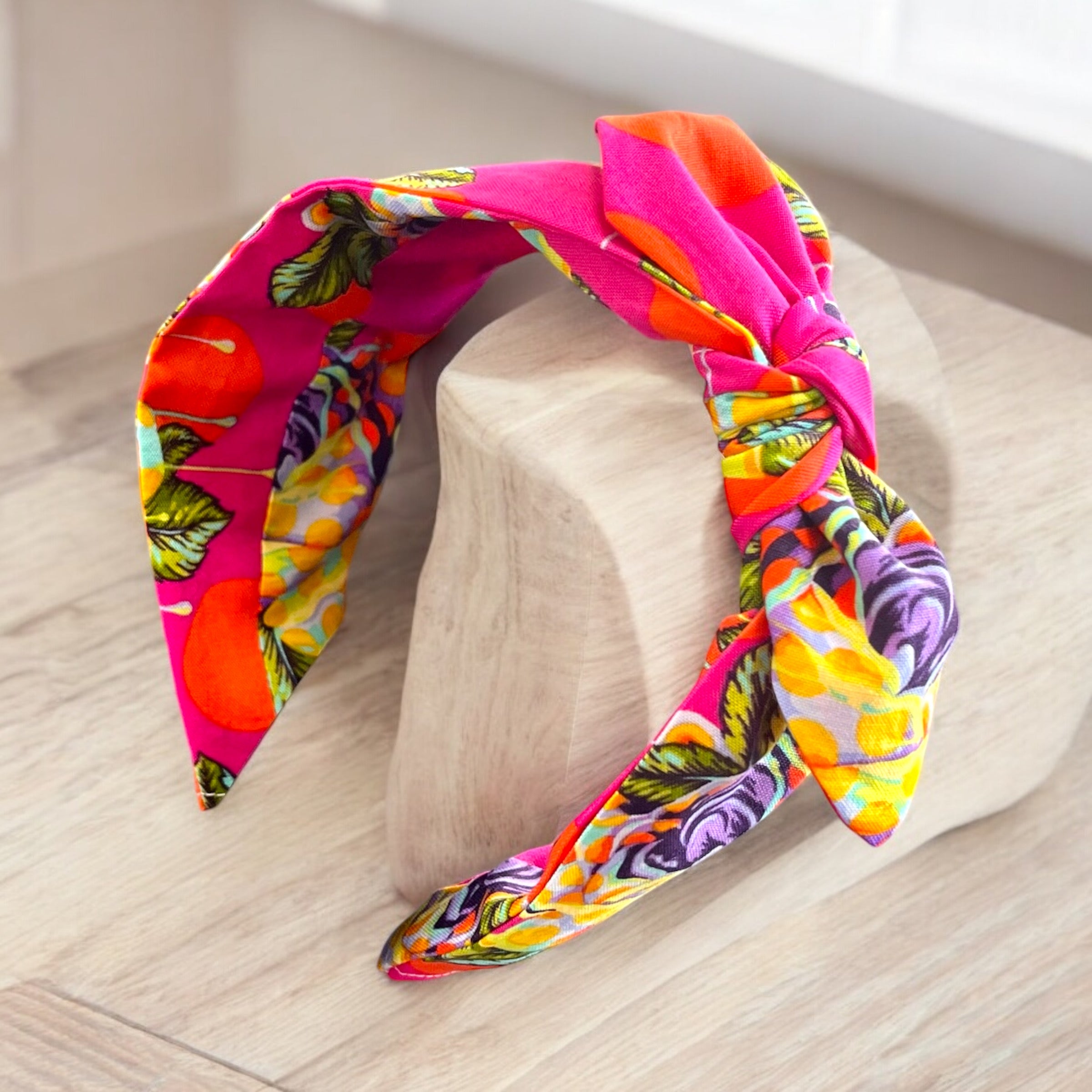 Tula Pink Fabric Side Bow Headband