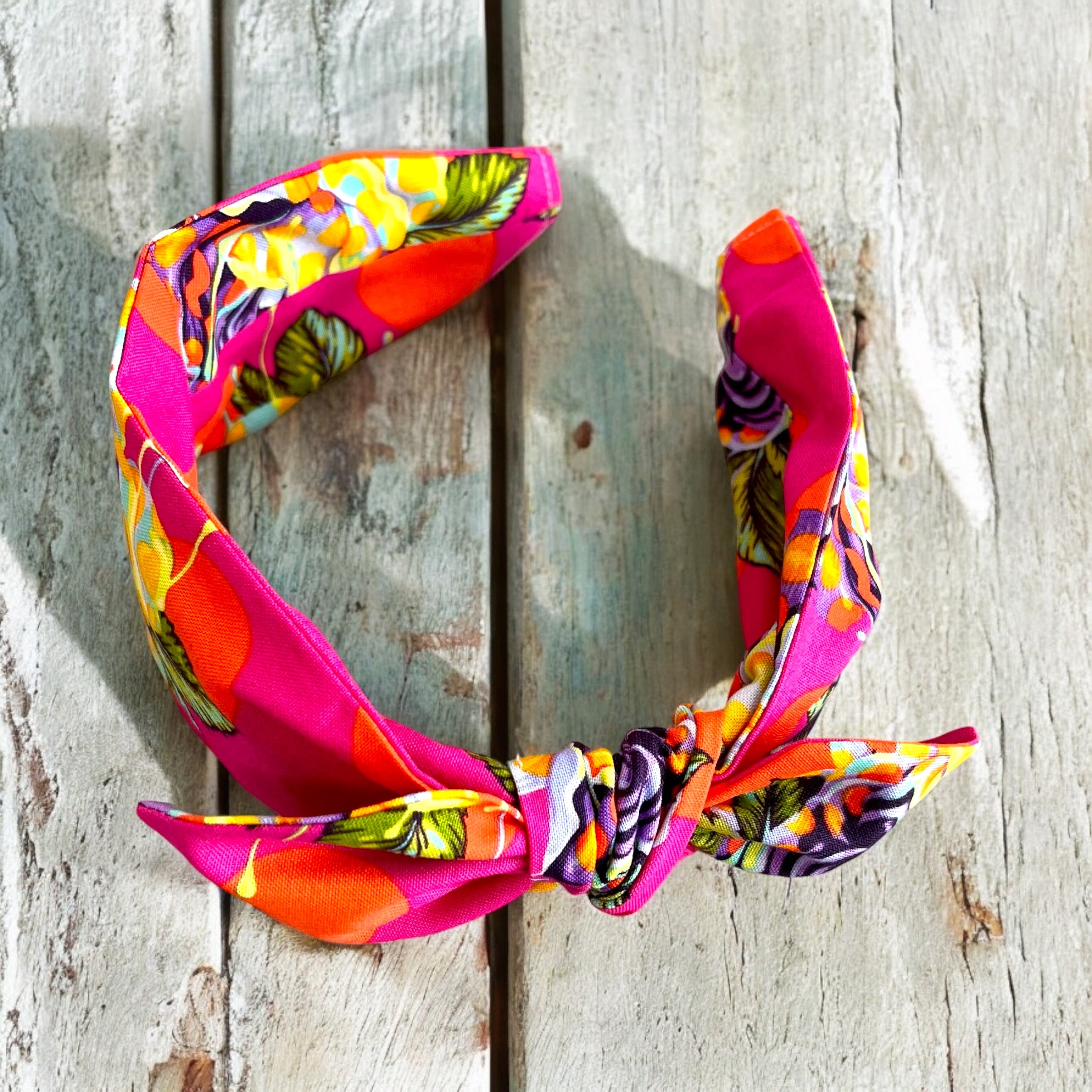 Tula Pink Fabric Side Bow Headband