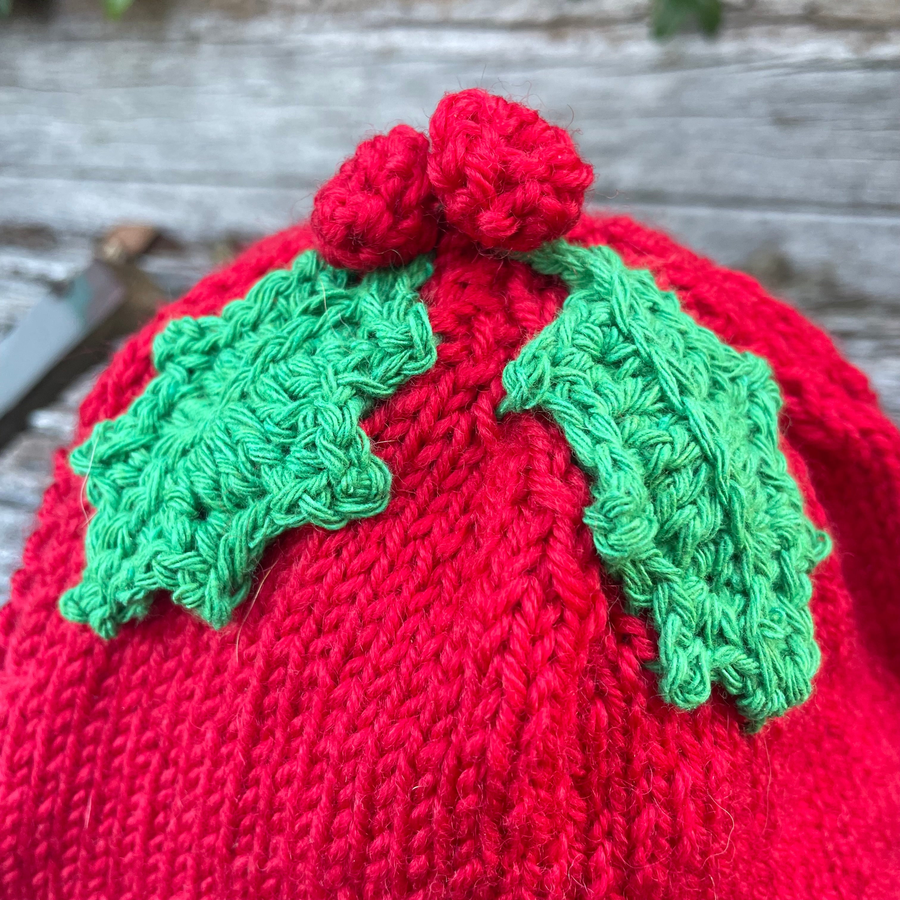 Christmas Tea Cosy with Holly & Berries
