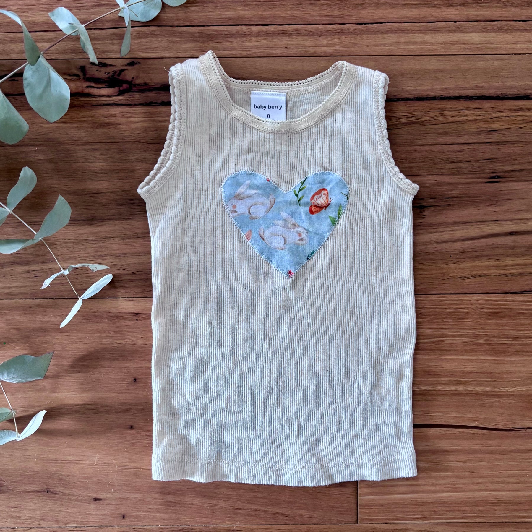 Baby Summer Shorties Set - Pink Blue Floral Bunnies