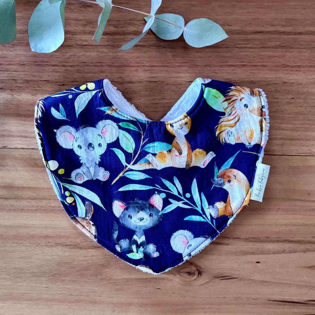 Australiana Baby Bib Set | Koalas and Friends | Ready to Ship