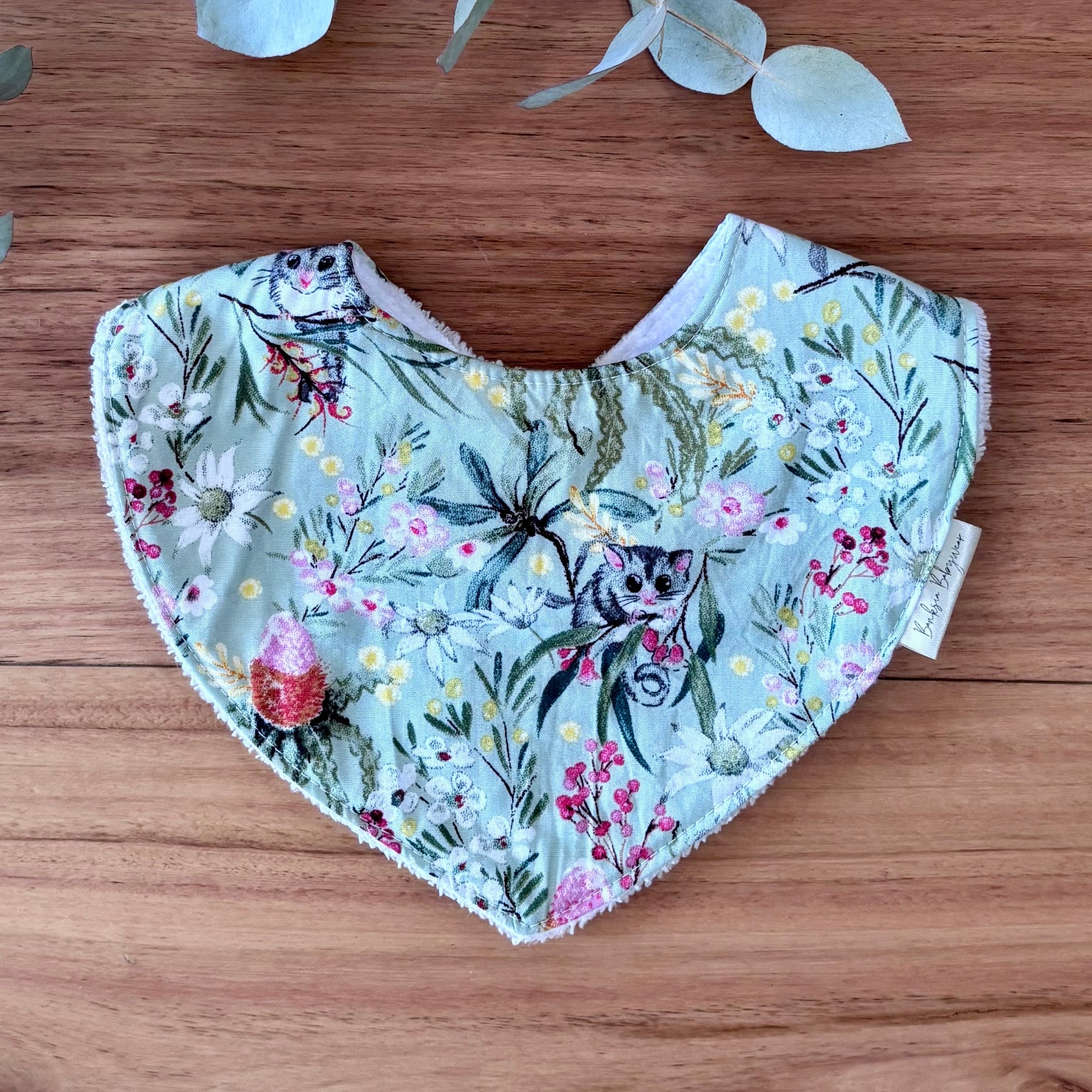 Australiana Baby Bib Set | Possum Pals | Ready to Ship