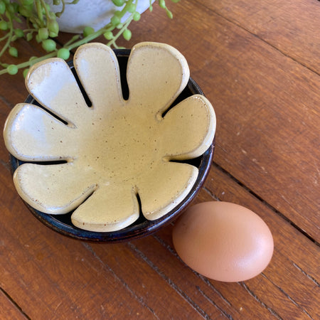 Handmade Ceramic Egg Separator|Herb Stripper|Flower Frog|Pottery