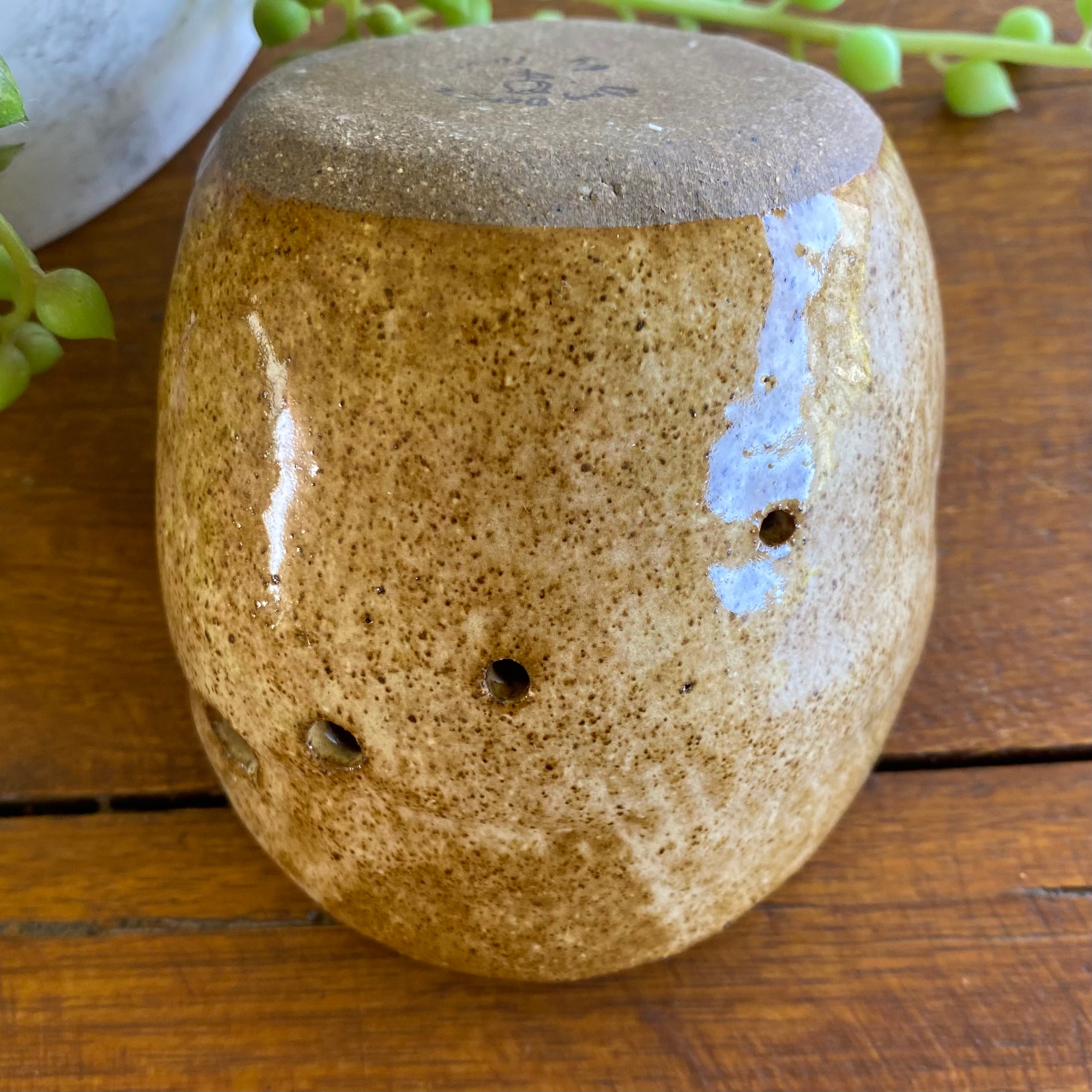 Handmade Ceramic Herb Stripper / Handmade Pottery