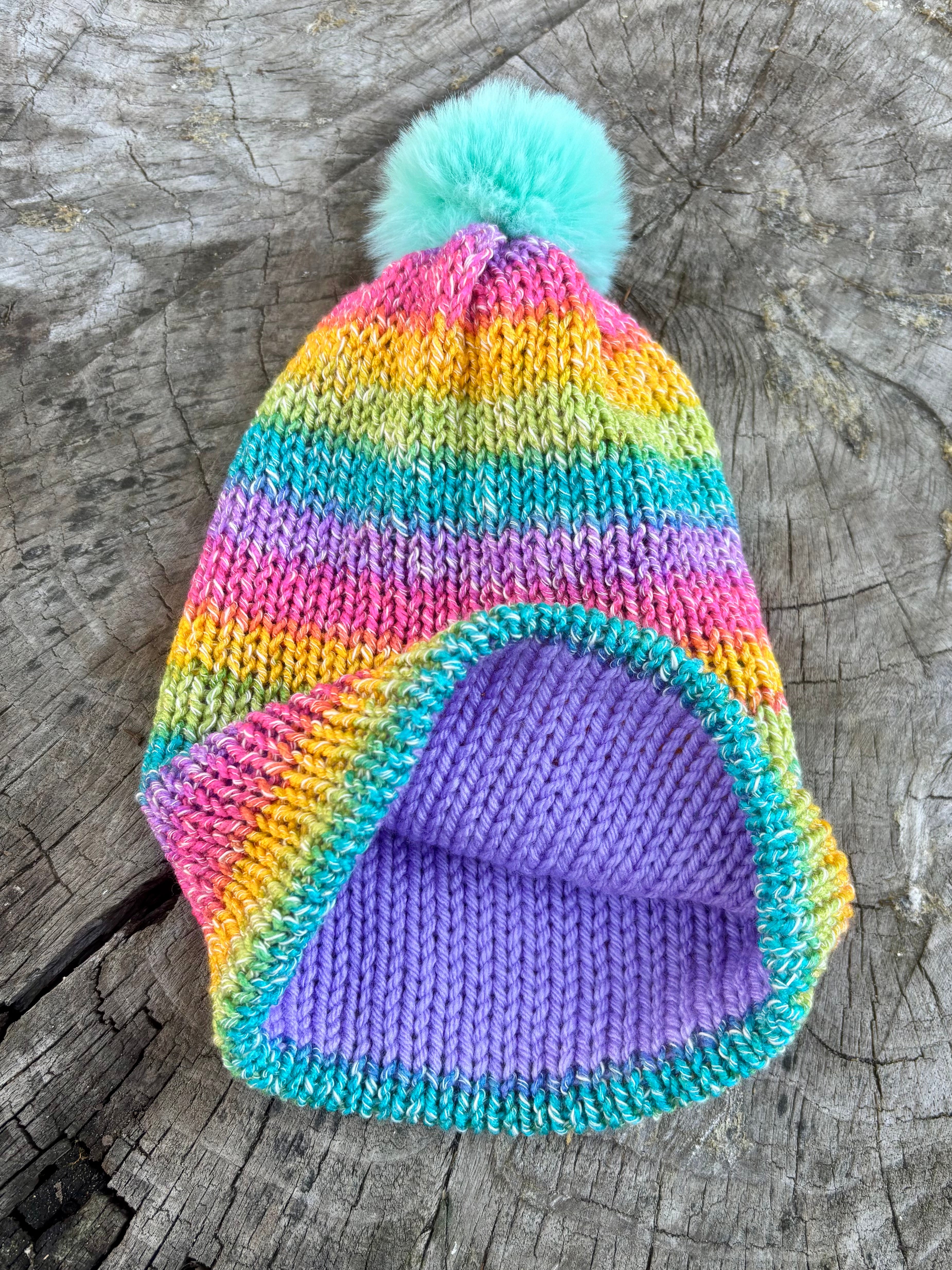 Knitted Beanie Kids Winter Hat