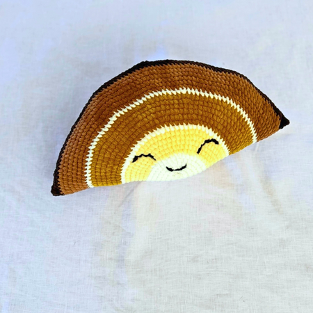 Rainbow Cushion | Crochet Plush Cushion|Nursery Decor| Home Decor