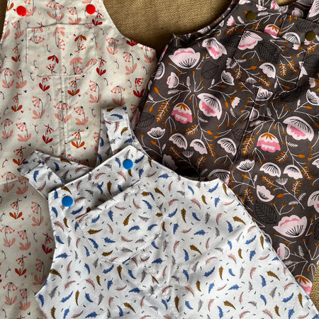 Choice of 3 baby overalls | size00 | organic fabric