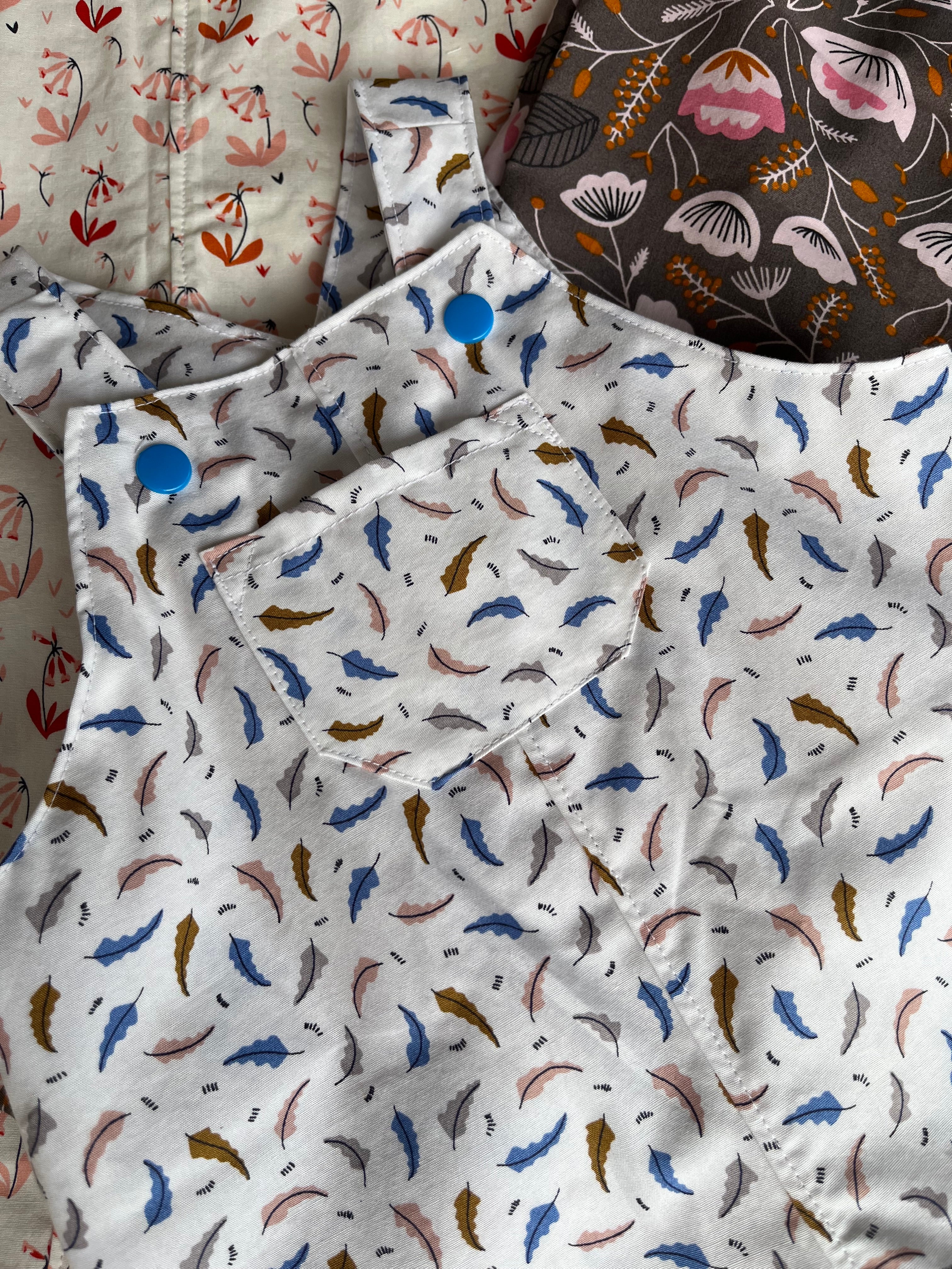 Choice of 3 baby overalls | size00 | organic fabric