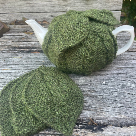 Green Tea Cosy & Coasters set