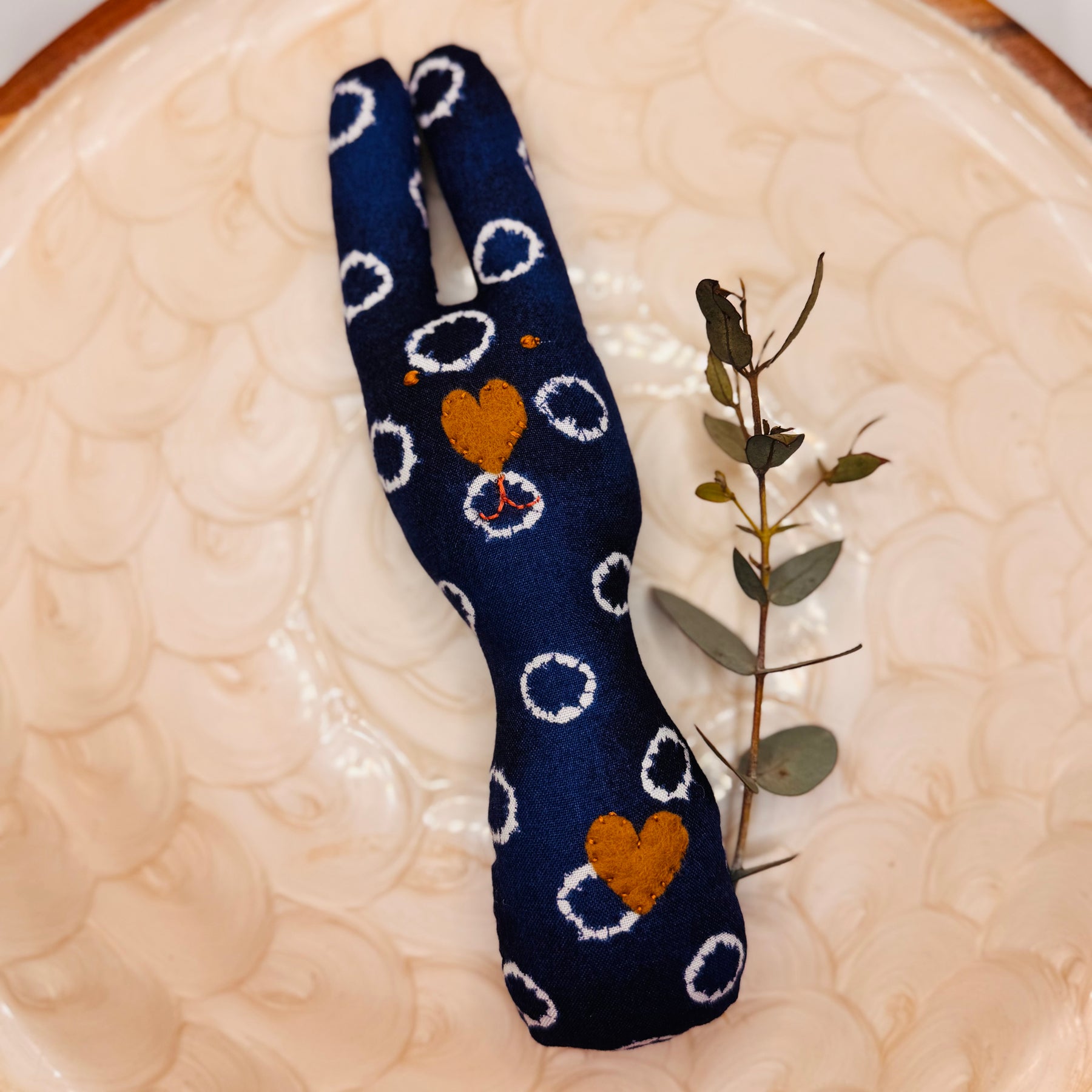 Bunny Rattle - for baby boys