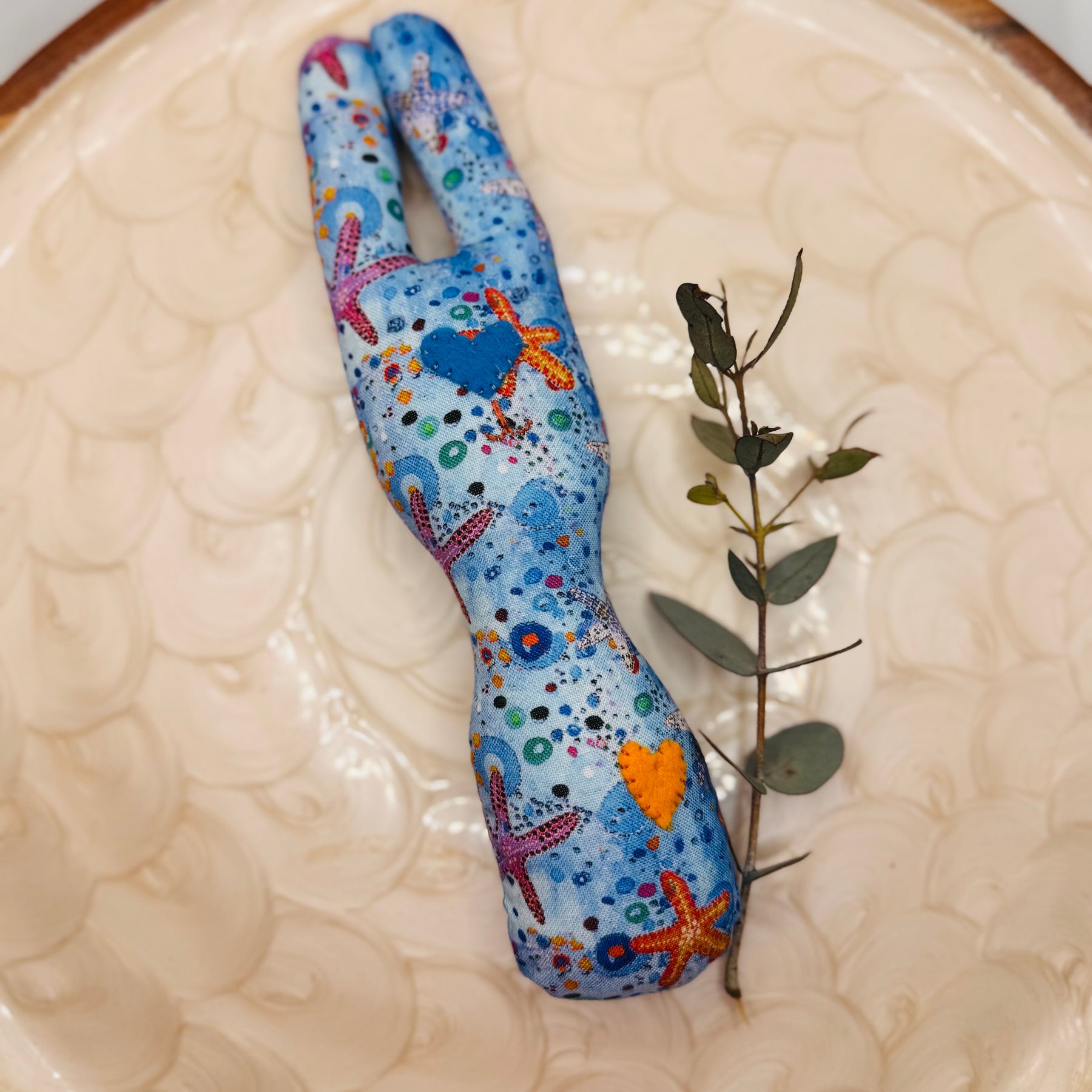 Bunny Rattle - for baby boys