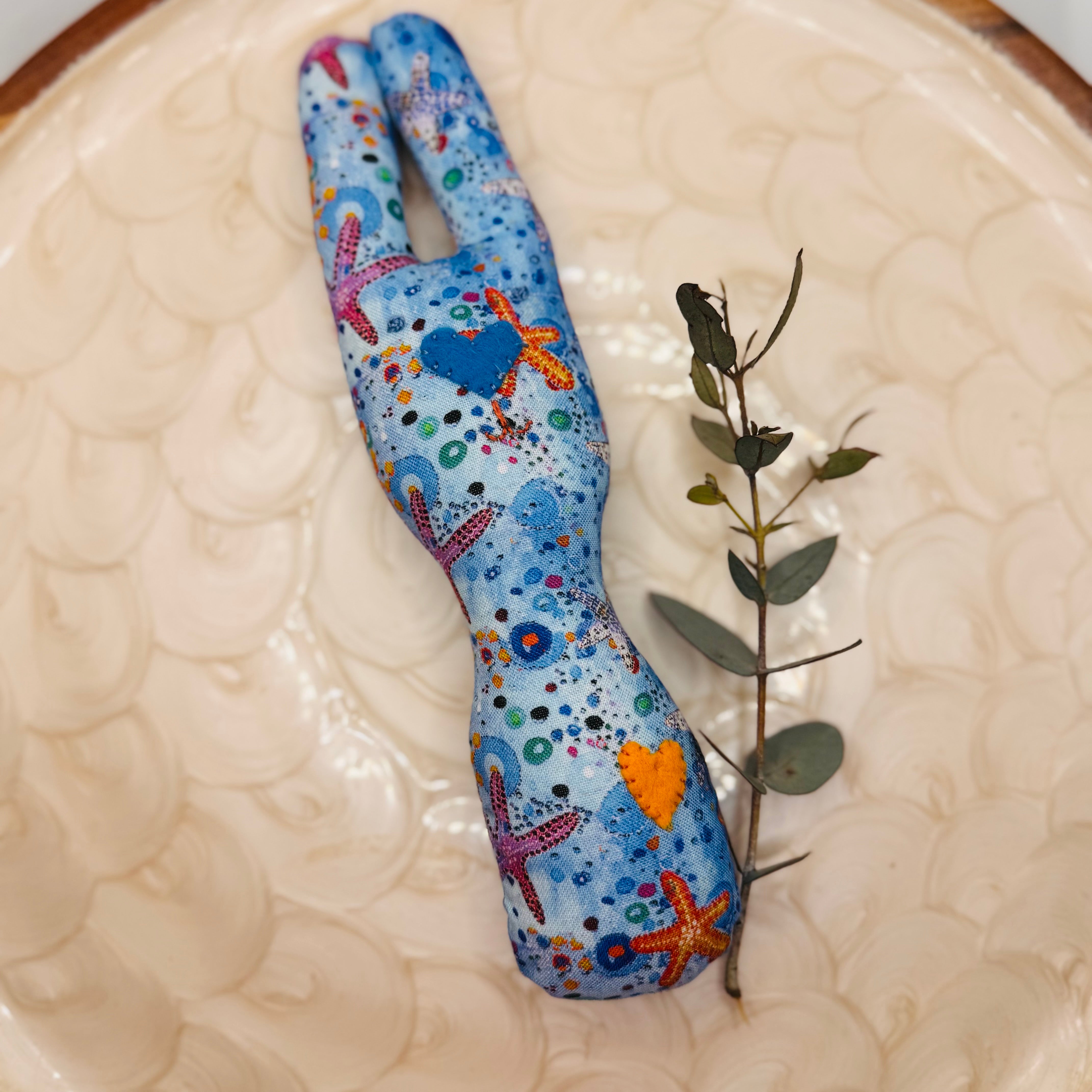 Bunny Rattle - for baby boys