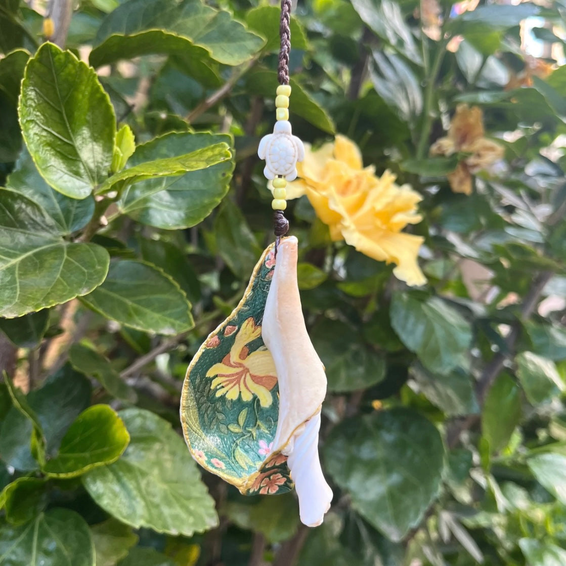 Brooke Yellow Floral Hanging Shell