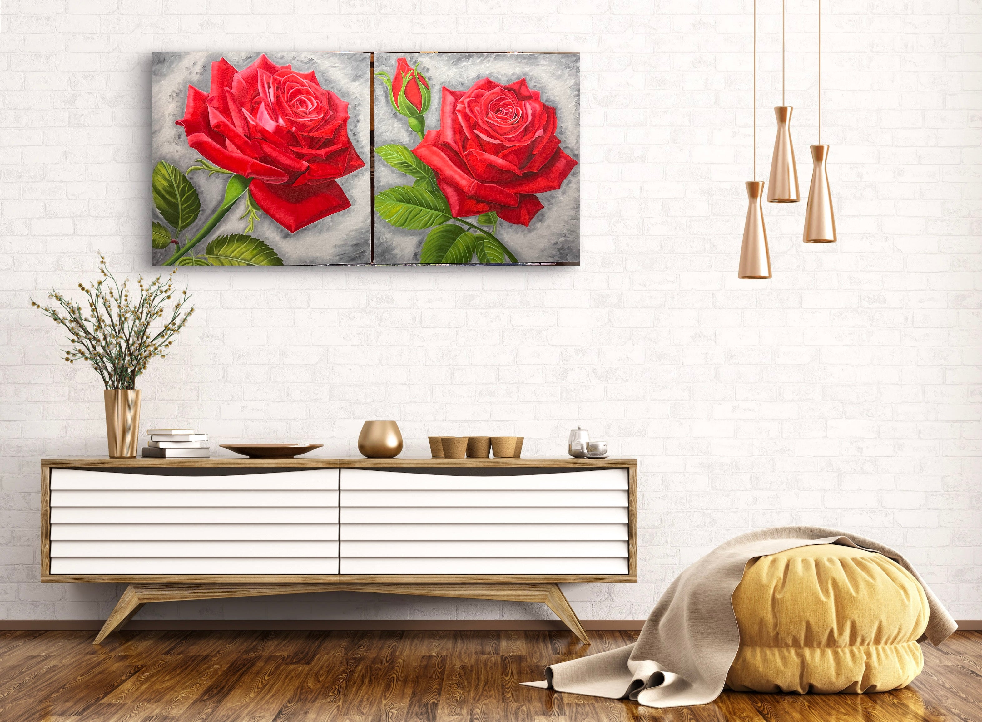 Eternal Bloom - Hand painted Oil Painting