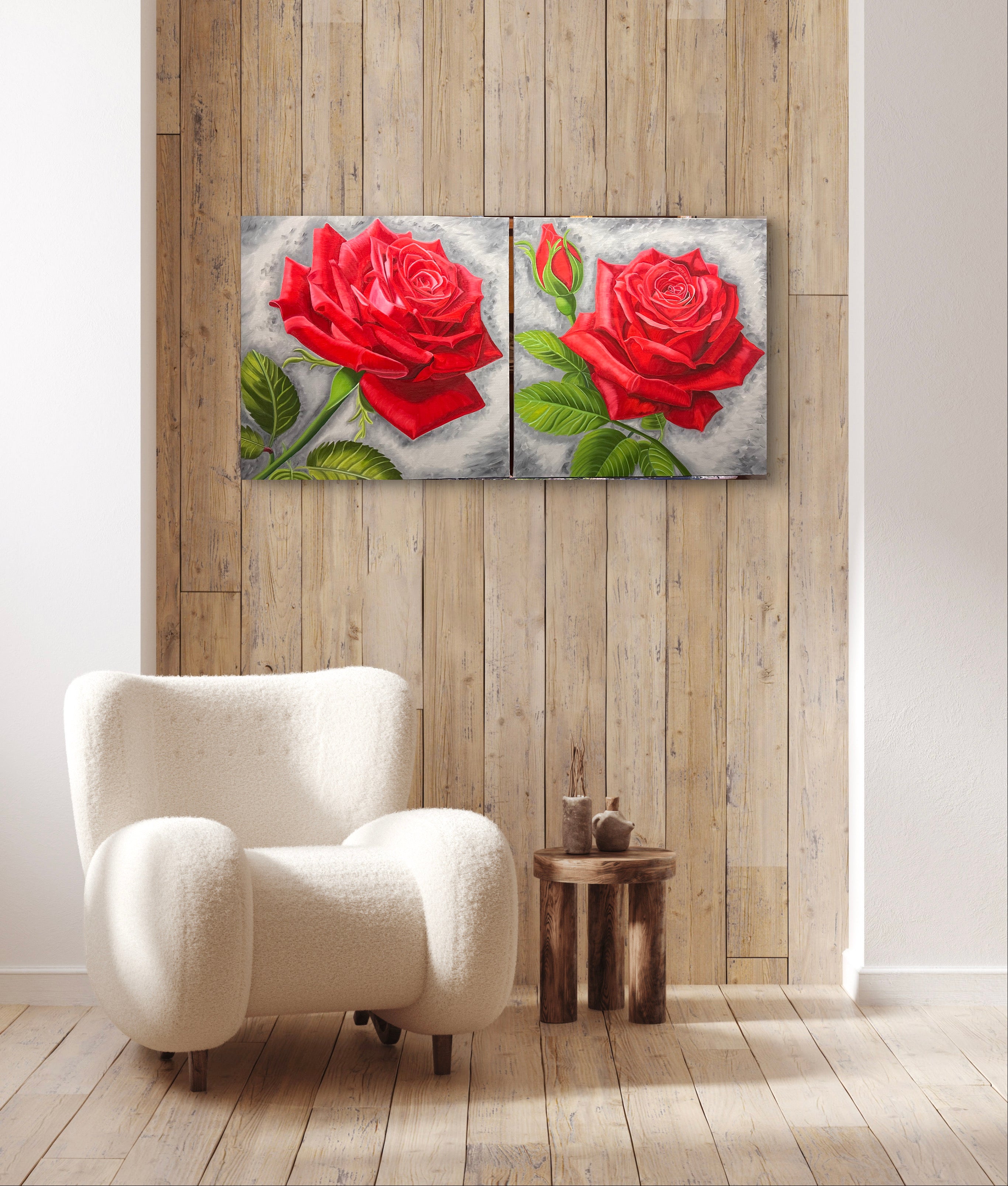 Eternal Bloom - Hand painted Oil Painting