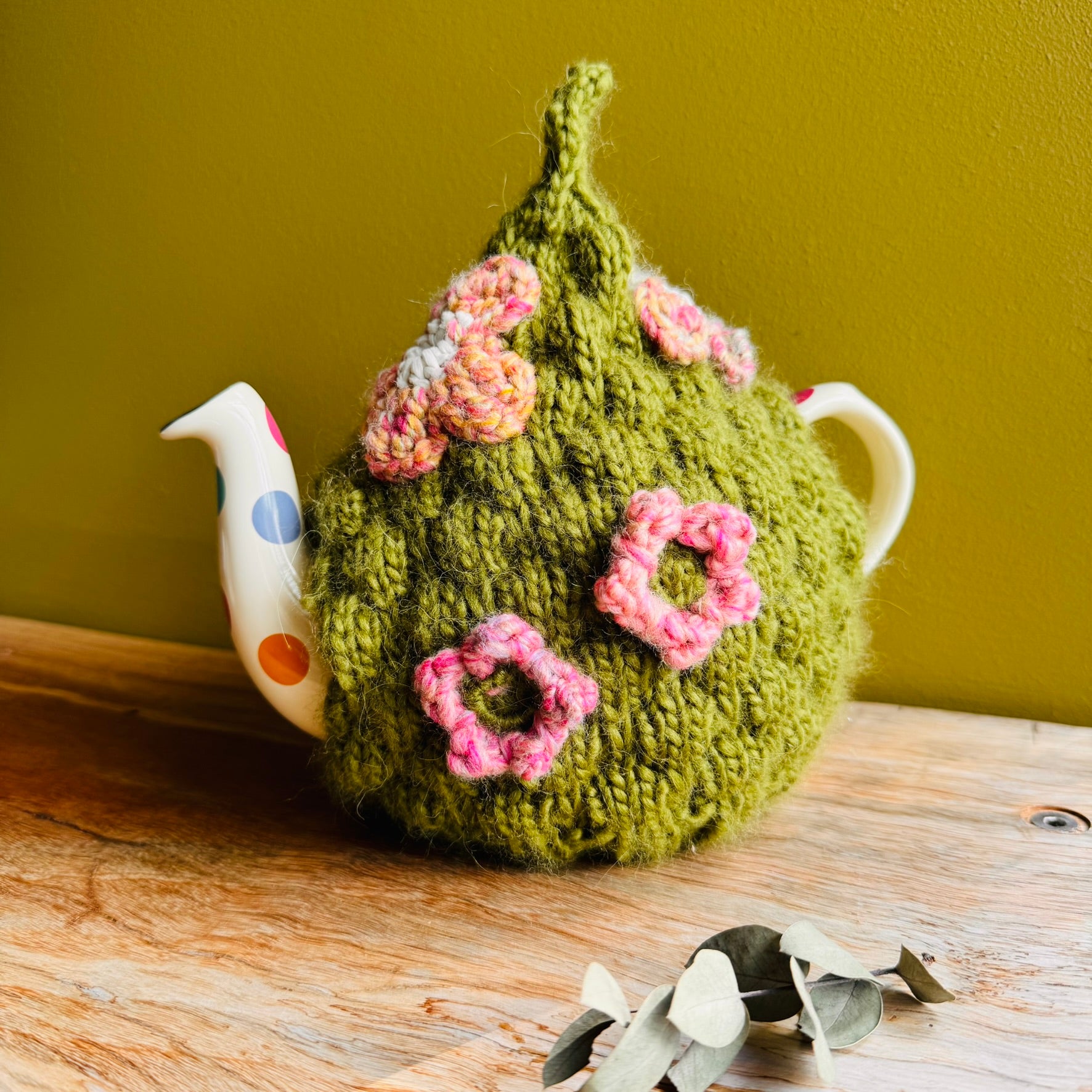 Teapot Cosy -green 4-6 cup