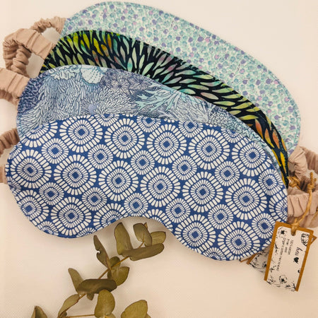 Handmade Eye Masks – Soft Sleep Masks for Rest & Relaxation - Choice of Fabrics