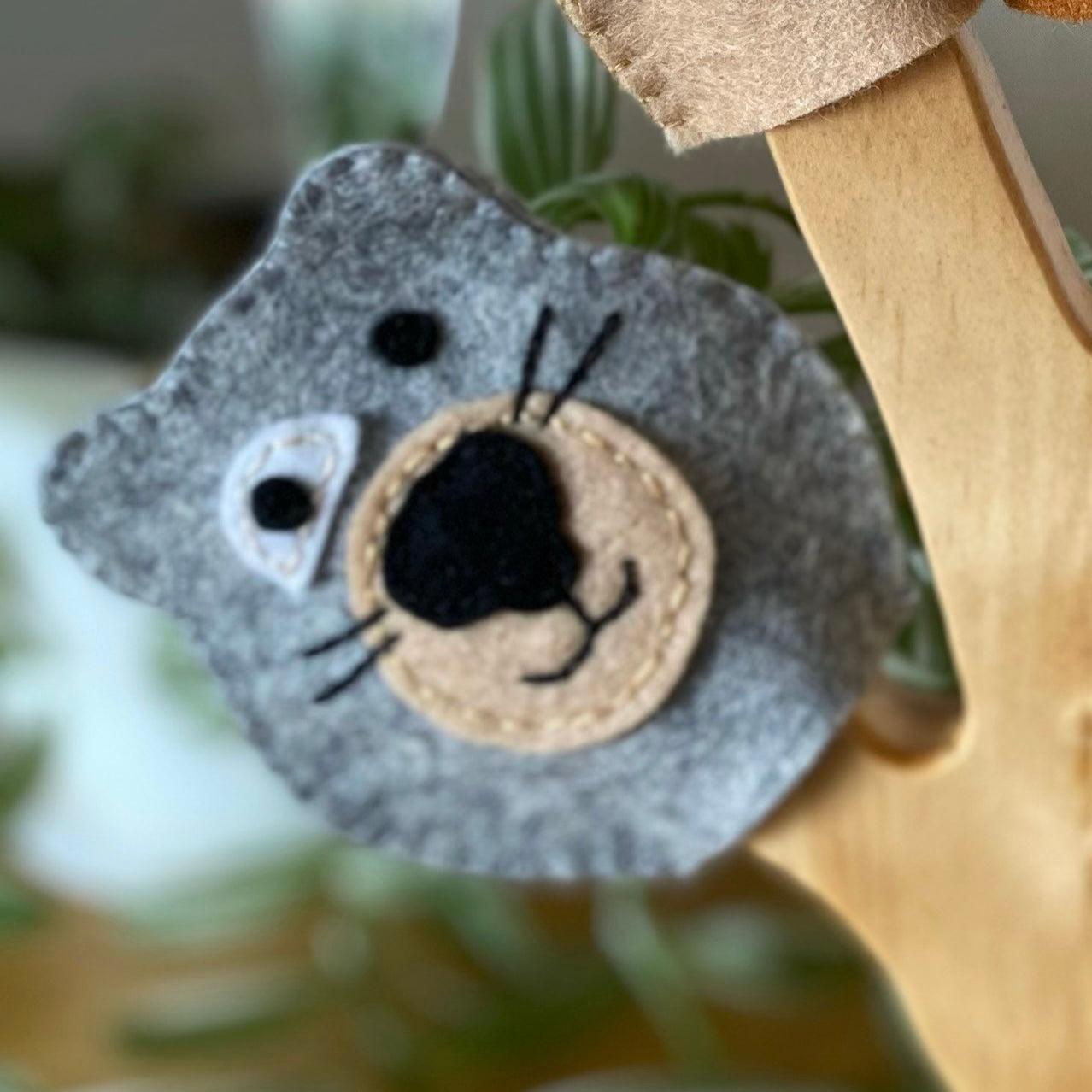 Finger puppets Australian animals wool felt