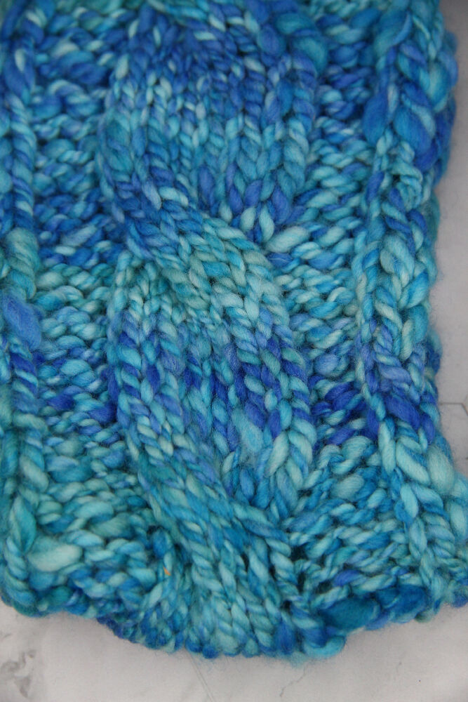 Blue Bubblegum Handknitted Headband