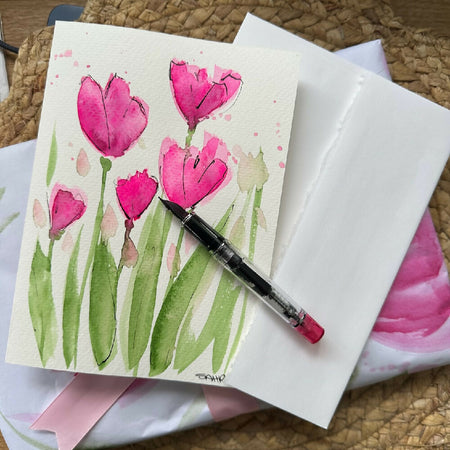 Hand Painted Greeting Cards Original Artworks