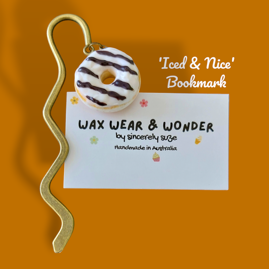 Bookmark with Food-Inspired Charm