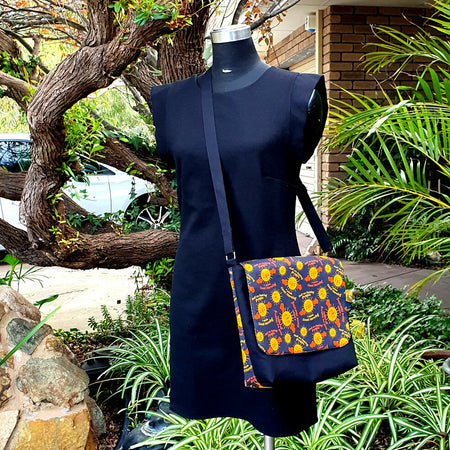 Cross Body Satchel with funny swear word phrase