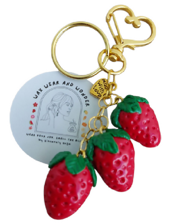 Bag Charms and Key Rings - Berry Bundle