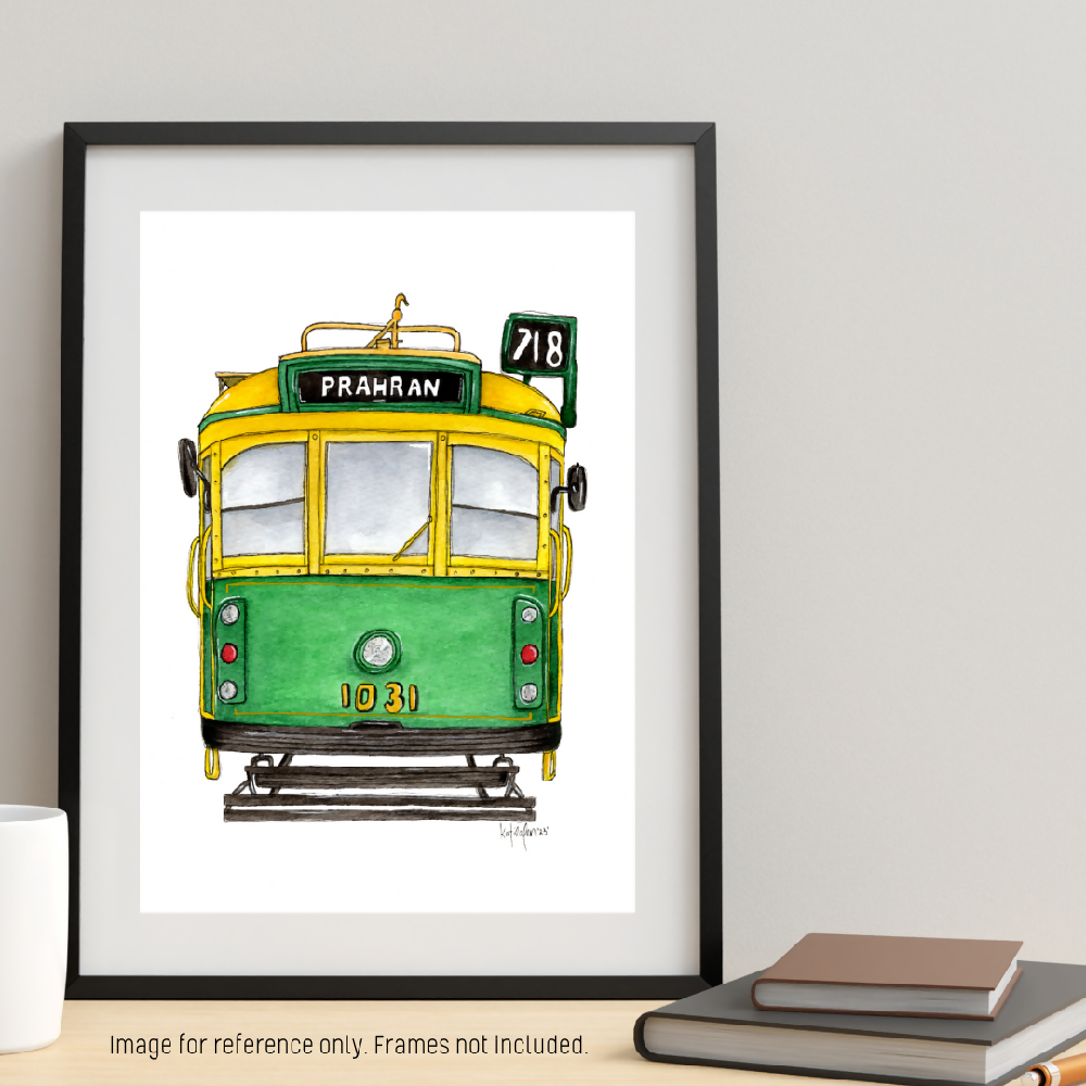 art print - the melbourne series - prahran tram