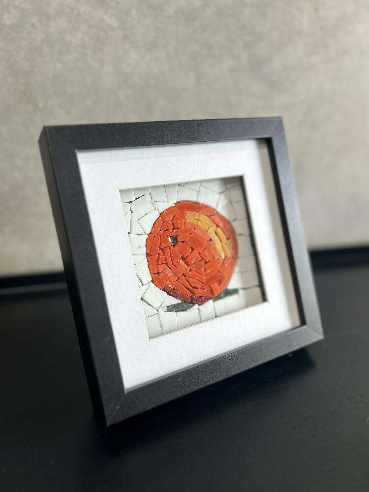 Smalti Mosaic Framed Orange