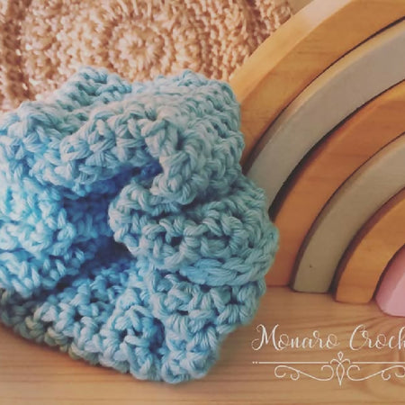 Crochet Cotton Scrunchie