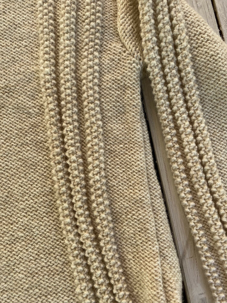 Child’s Knitted Jumper Ecru 6 to 7 years