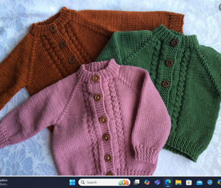 Jaime hand knitted cardigan size 00