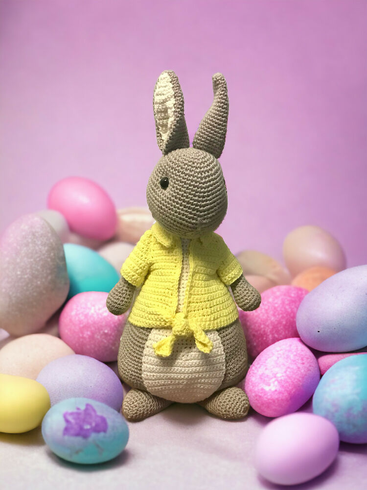Crochet Easter Bunny in Jacket