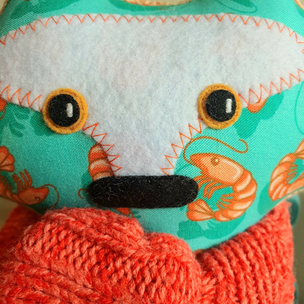 BOOP Handmade Wolf Fabric Soft Toy