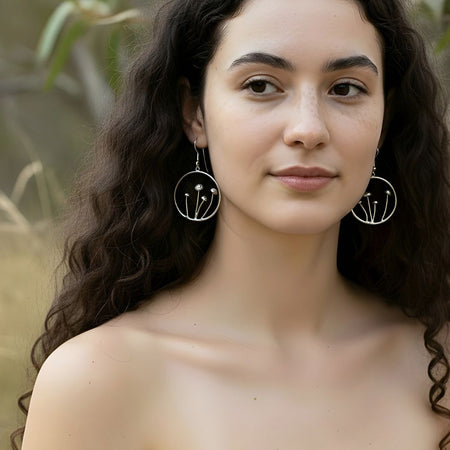 Pixie’s Parasol Mushroom Earrings