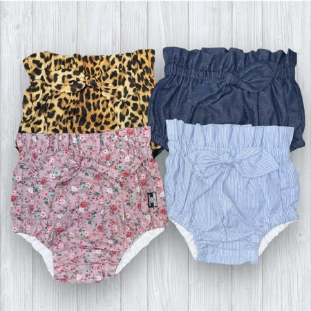 Baby Girls Ruffle High waisted Panties - MIXED PRINTS & SIZES