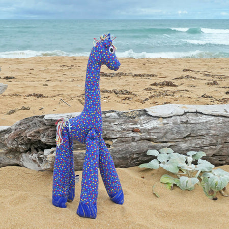 Handmade. Friendly soft toy giraffes: child safe baby gifts