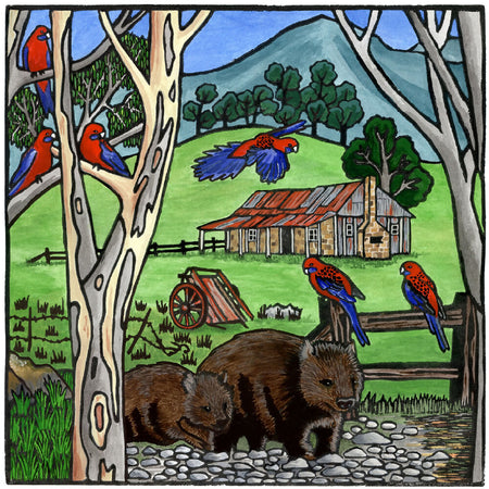 Wombats - Limited Edition Giclee Print