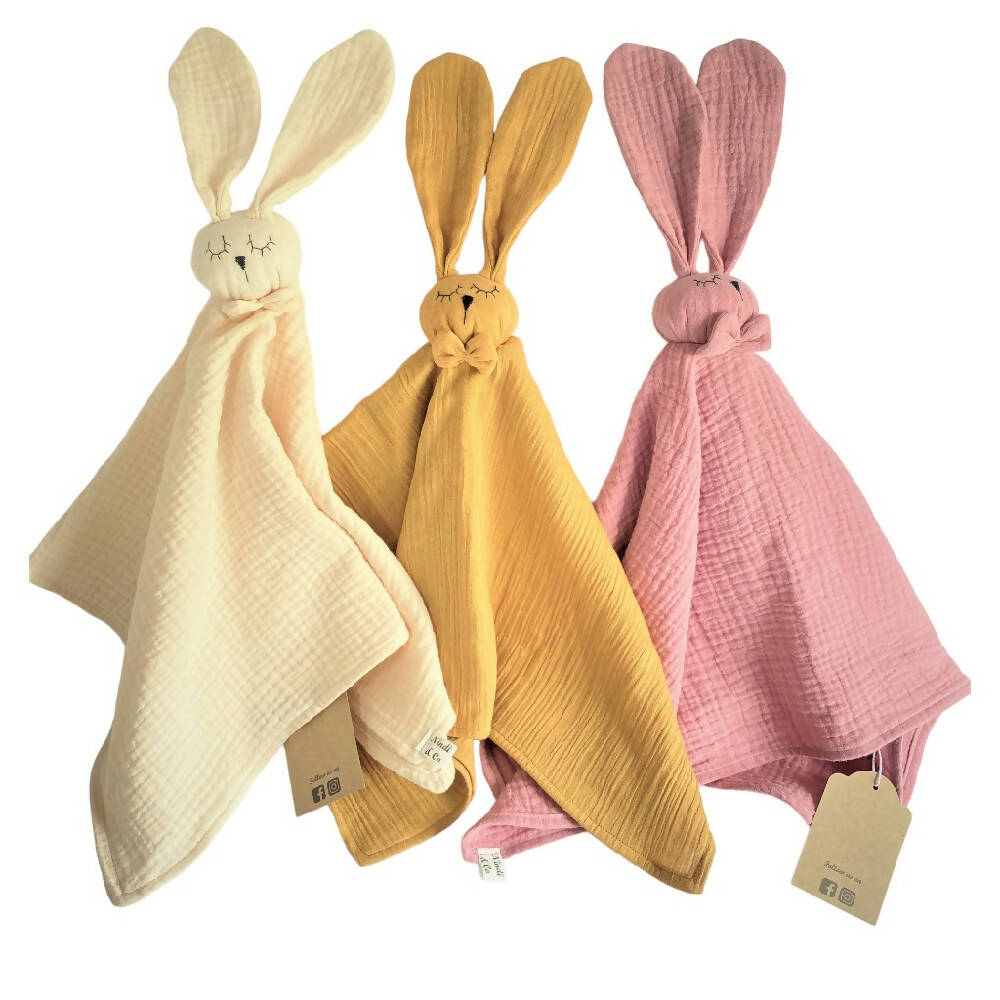 Baby Bunny Comforter - Mustard